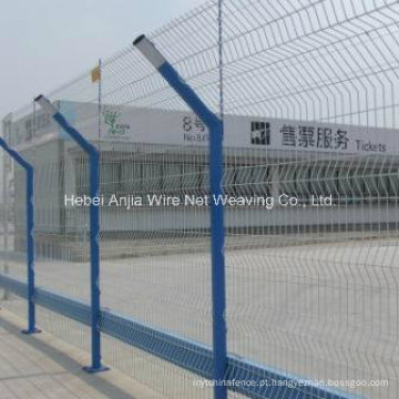 PVC em pó revestido soldado Wire Mesh Panel Fence